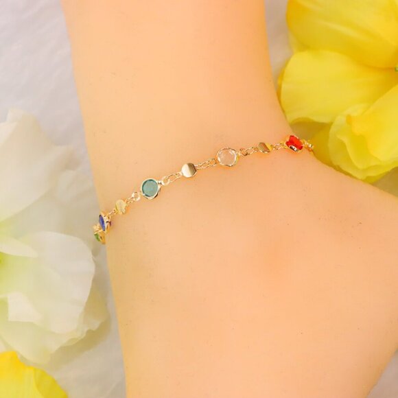 Minimalist Anklet, Sleek & Modern Design, Women’s Fashion, YC110464-A - Picture 8 of 10